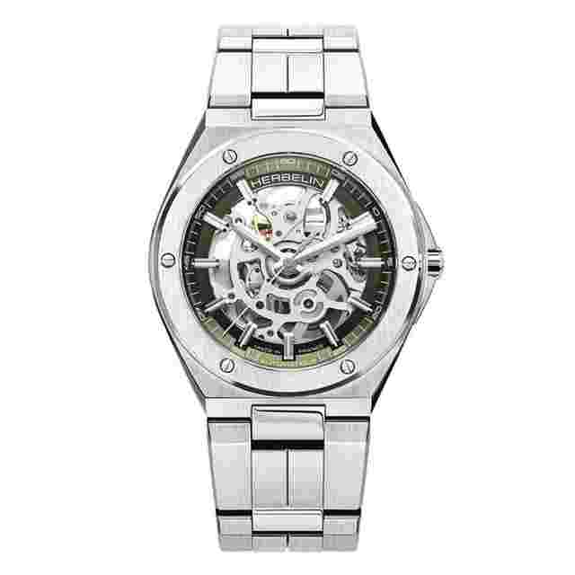 Herbelin Montre Cap Camarat Auto Squelette Acier 1645BSQ116 