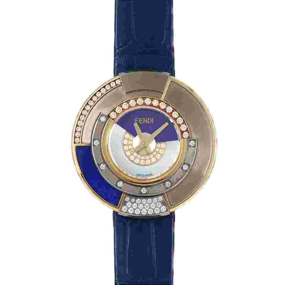 Fendi [Unserviced - Value Price] Fendi Polychromia YG 50300S YG Quartz