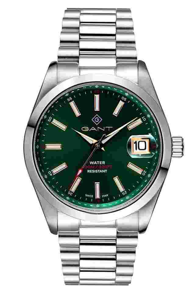 Gant G161006 Uhr für Herren Quarz Eastham Stahl/Grün