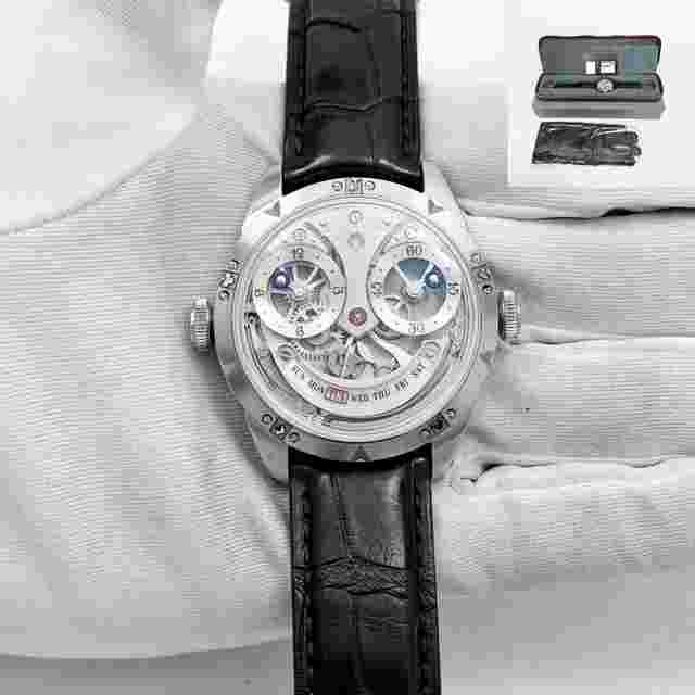 Konstantin Chaykin 2025 Konstantin Chaykin Joker Iron Mask 40MM Skeleton Dial Steel Box PaperJoker Iron Mask