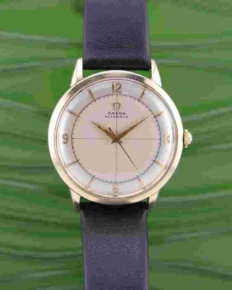 Omega Bumper Automatic Bumper 14k gold case