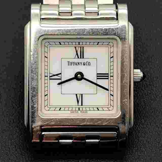 Tiffany & Co. Classic Square White Roman Dial 
