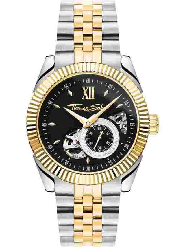Thomas Sabo WA0412-291-203 Herrenuhr Bicolour Automatik 41mm 5ATM 