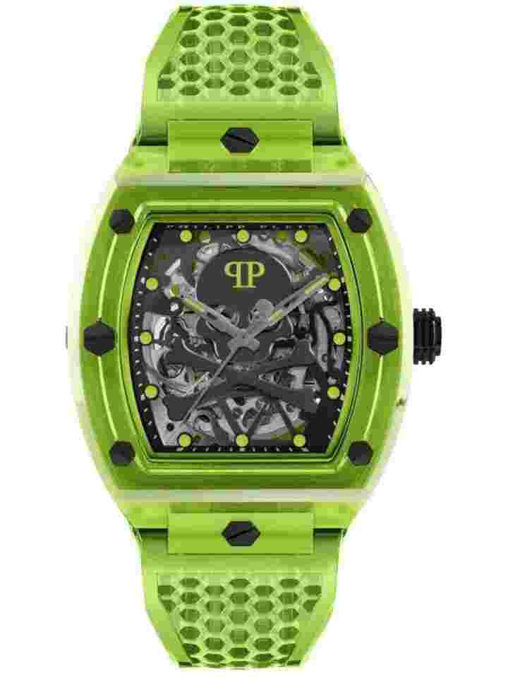 Philipp Plein PWPTA0124 Automatik Herrenuhr The $keleton Crystal 44mm 5ATM 