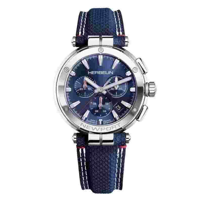 Herbelin Montre Newport Chrono 37658AP15BL