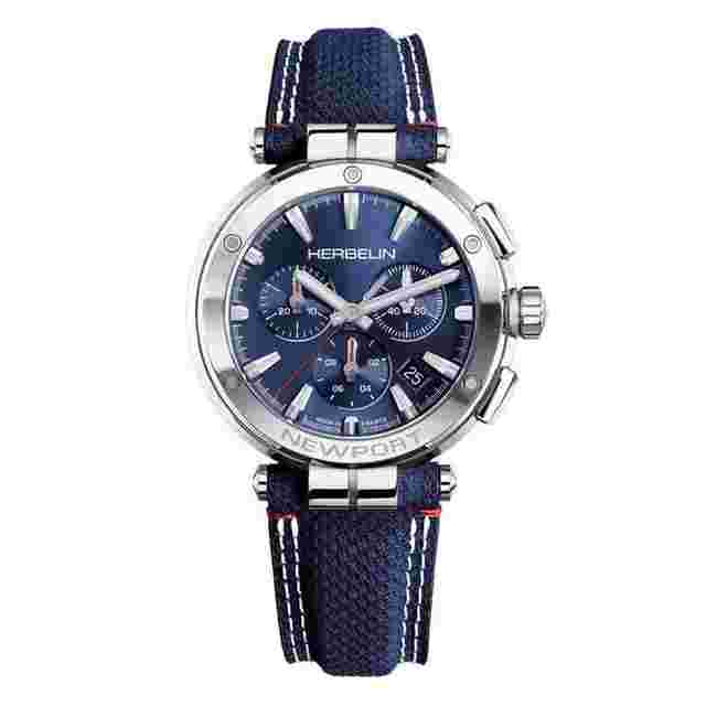 Herbelin Montre Newport Chrono 37658AP15BL 