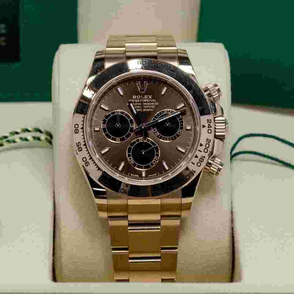 Rolex Daytona Rose Gold Chocolate Dial 2025 126505 Full Set