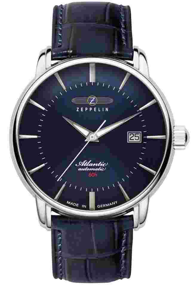 Zeppelin 8460-3 Herrenuhr Automatik Atlantic Dunkelblau