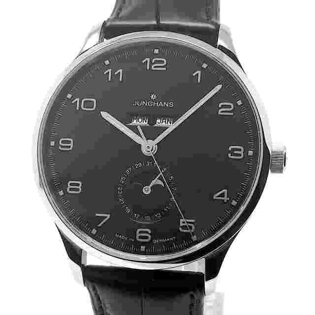 Junghans Attaché (like new & unworn) Attache Triple Date Calendar Moonphase Full-Set 027/4772.00 QQQI