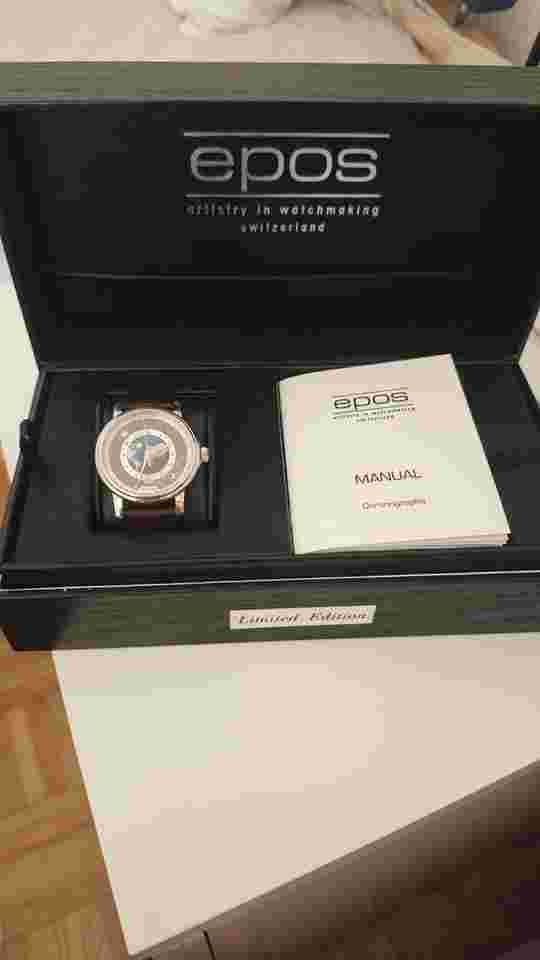 Epos Emotion 24h New watch never worn. Documents and box available.