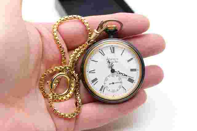 Moeris Pocket Vintage Pocket Watch Moeris Grand Prix 1970s 15 Jewels Works 