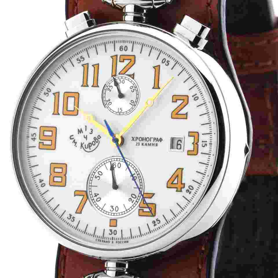 Poljot Chronograph 3133 Kirova Retro mechanical watch