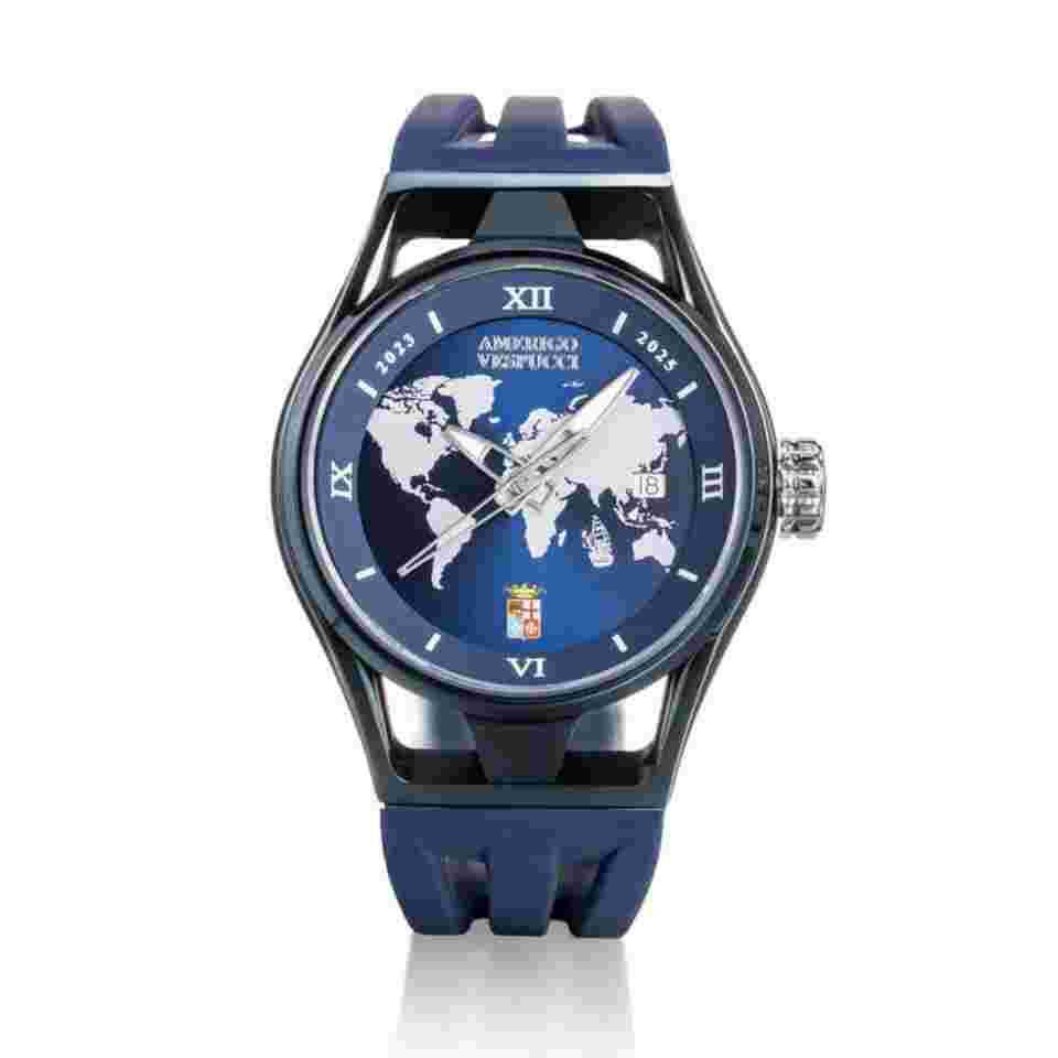 Locman Montecristo 0537B02S-BLAMVESB Montecristo Automatic Amerigo Vespucci Men's Watch