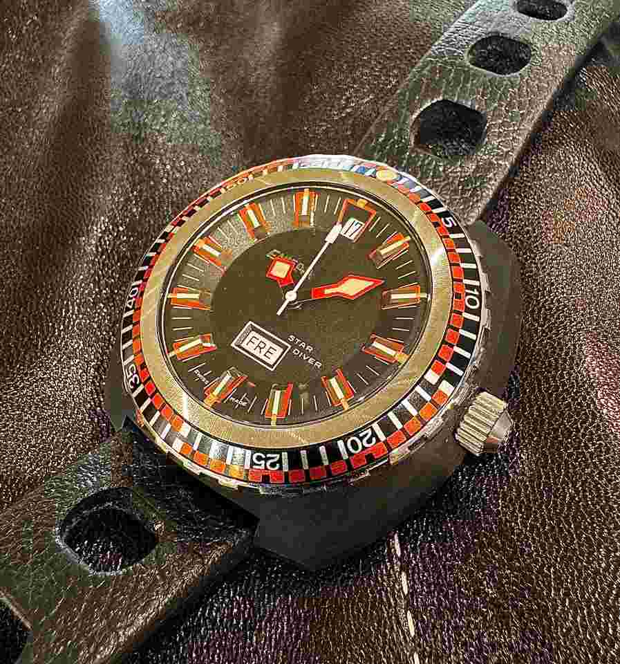Enicar Sherpa Star Diver PVD NOS