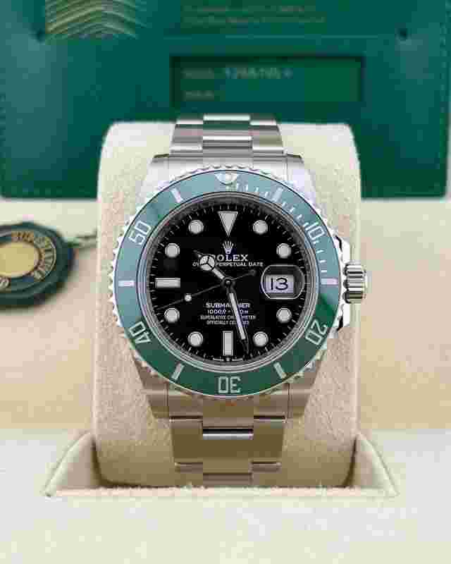 Rolex Submariner Date In Stock 2025 Submariner Date "Kermit" 126610LV on Oyster Bracelet