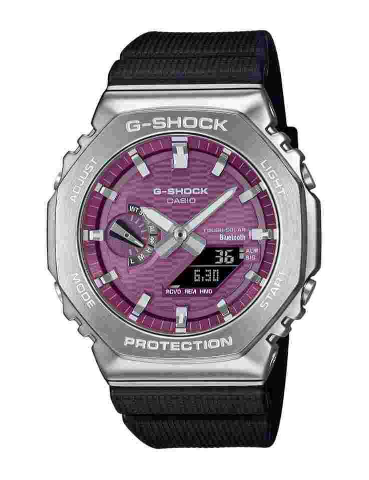 g-shock 2100 series 44,4 mm solar watch gbm-2100a-4bdr