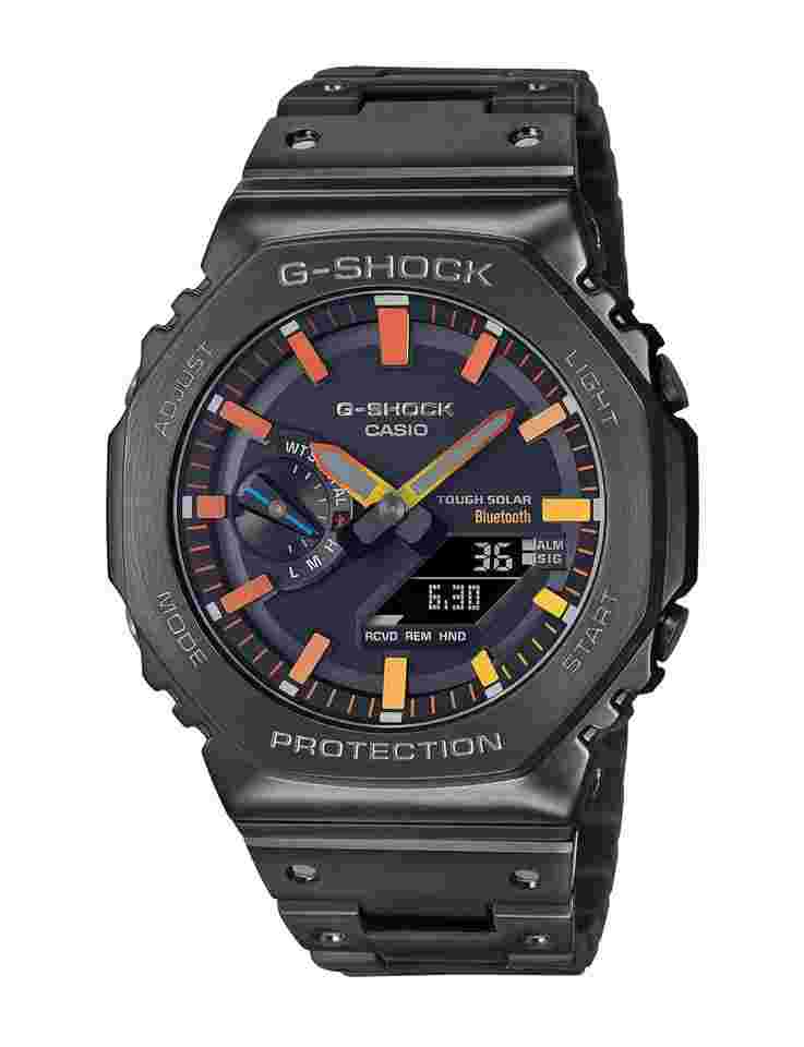 g-shock full metal 2100 series 44,4 mm quartz watch gm-b2100bpc-1adr