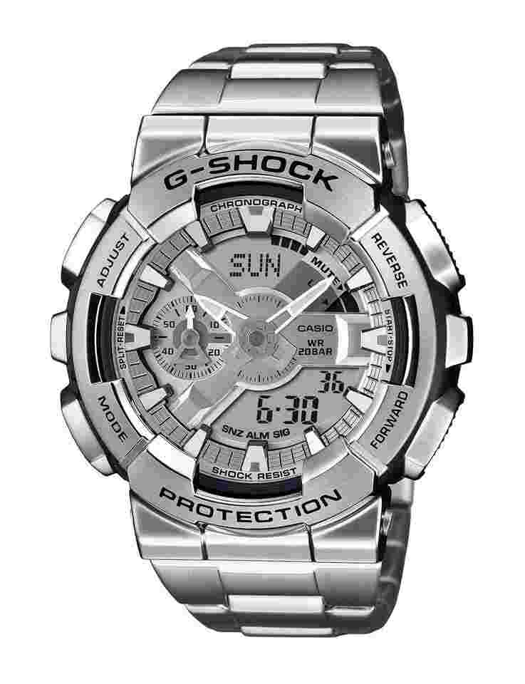 g-shock g-steel 110 series 48,8 mm quartz watch gm-110d-8adr