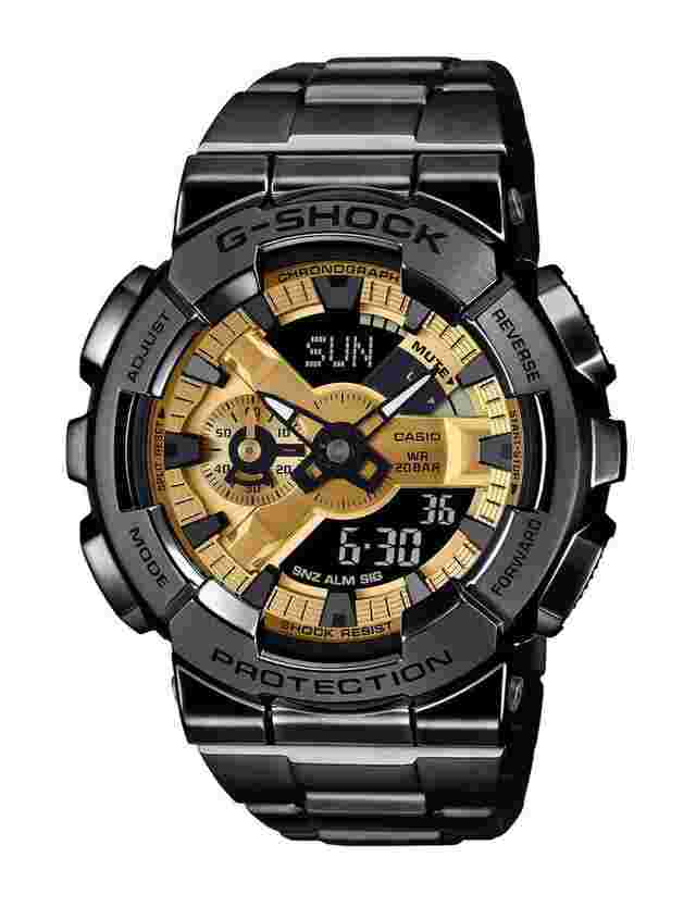 g-shock g-steel 110 series 48,8 mm quartz watch gm-110bd-1a9dr
