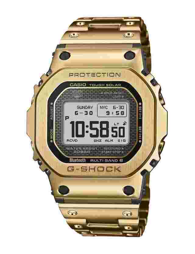 g-shock full metal 5000 series 43.6 mm quartz watch gmw-bz5000gd-9dr 