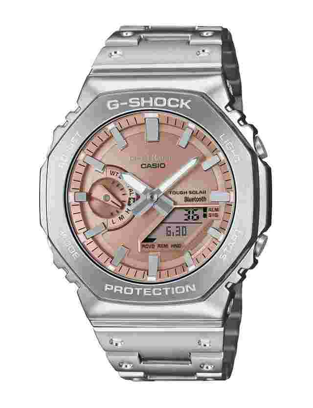 g-shock full metal 2100 series 44,4 mm quartz watch gm-b2100ad-5adr 