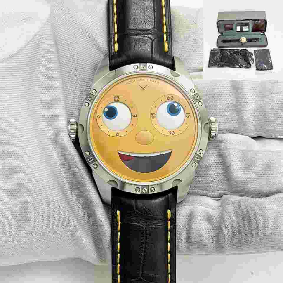 Konstantin Chaykin New 2026 Konstantin Chaykin Ristmons Kolobok 2 40MM Yellow Dial Steel B/pKolobok 2
