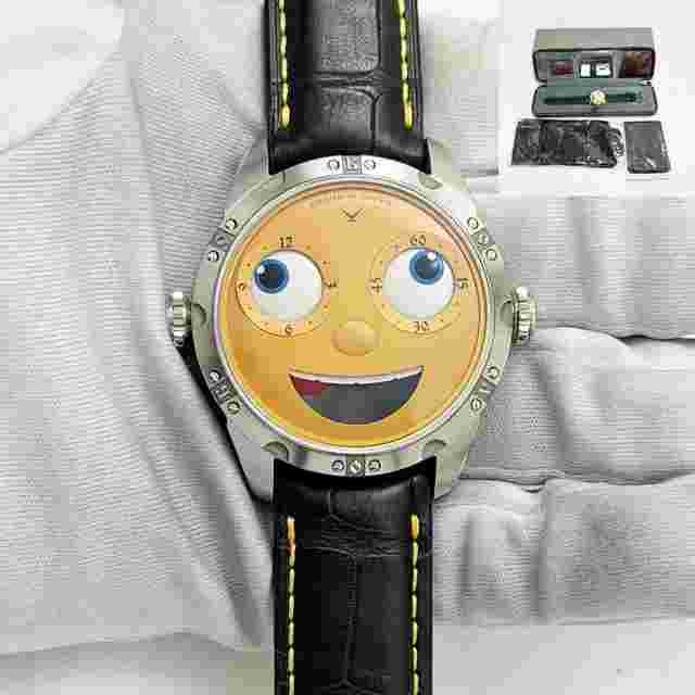 Konstantin Chaykin New 2026 Konstantin Chaykin Ristmons Kolobok 2 40MM Yellow Dial Steel B/pKolobok 2