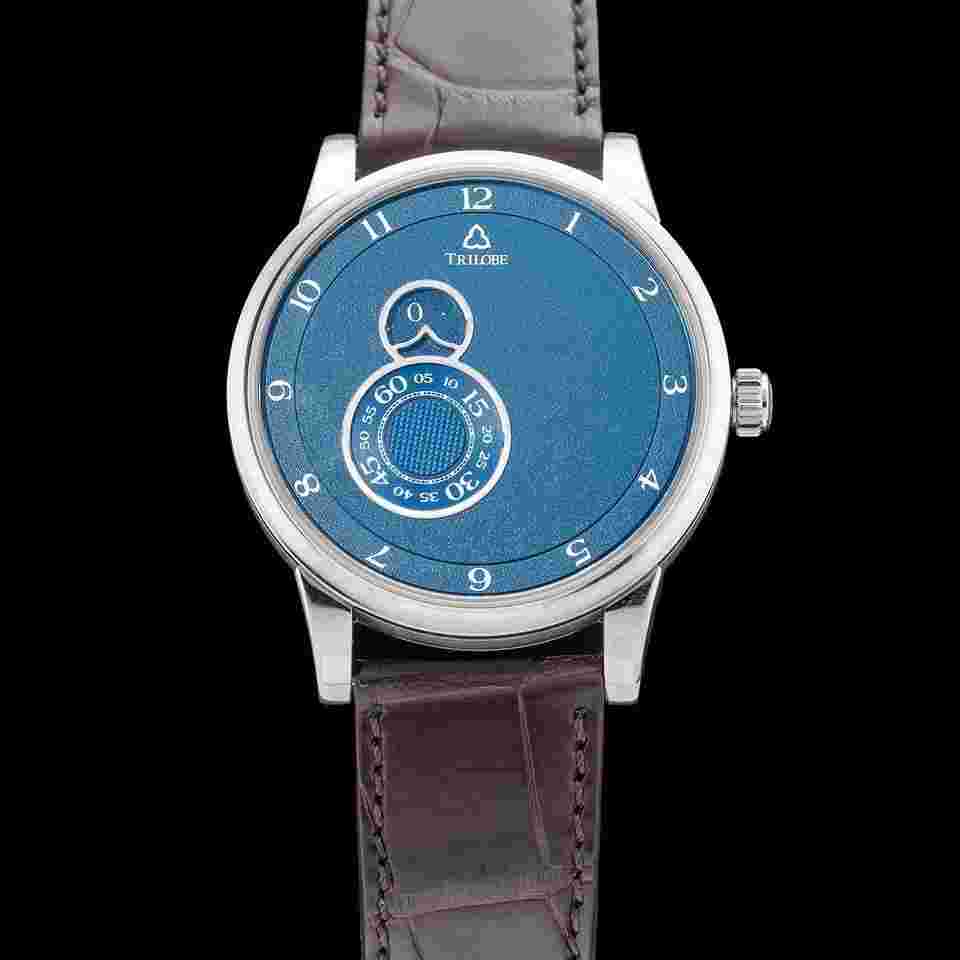 Trilobe Nuit Fantastique Grained Blue Titanium NF05BG