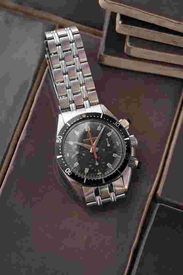 Universal Genève Compax Space Compax Chronograph Black Dial