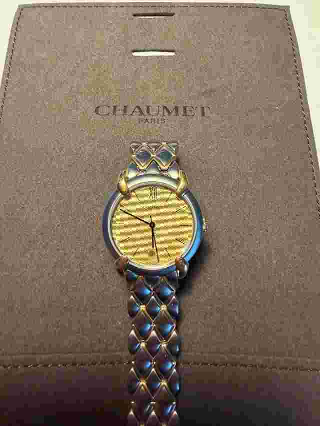Chaumet Griffe bracelet acier et or montre Chaumet griffes en Or et Acier très beau bracelet