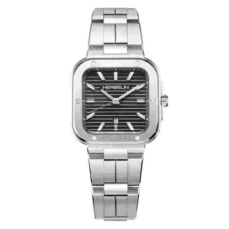 Herbelin Montre Cap Camarat Square Quartz Noir 14546B14