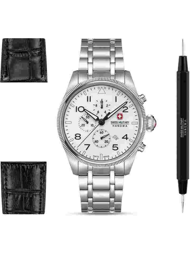 Swiss Military Hanowa SMWGI0005701-SET Herrenuhr Thunderbolt Northern Night Chronograph Set 43mm 10 ATM