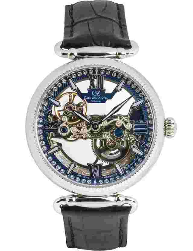 Carl von Zeyten CVZ0083BLS Damenuhr Häusern Automatik Limited Edition 42mm 3ATM 