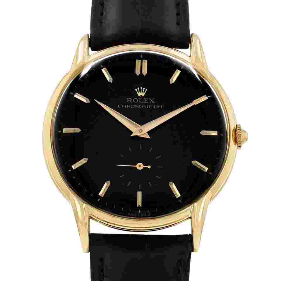 Rolex Chronometre en or jaune Ref: Rolex - 4816 Vers 1950