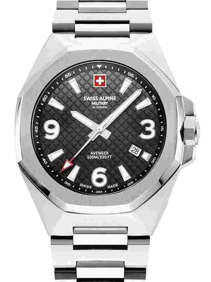 Swiss Alpine Military 7005.1137 Typhoon Herrenuhr 42mm 10ATM