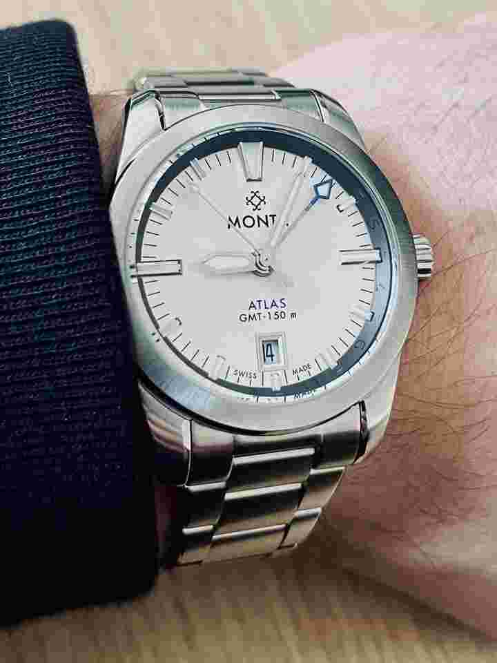 Monta Atlas Opalin Silver GMT Full set