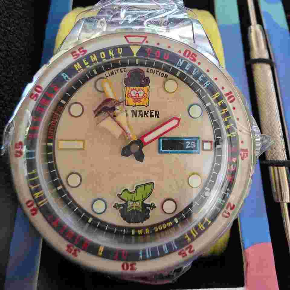 Spinnaker Spongebob Limited Edition SP-5171-11 43 mm Hass Automatic 450 pezzi LIMITED EDITION