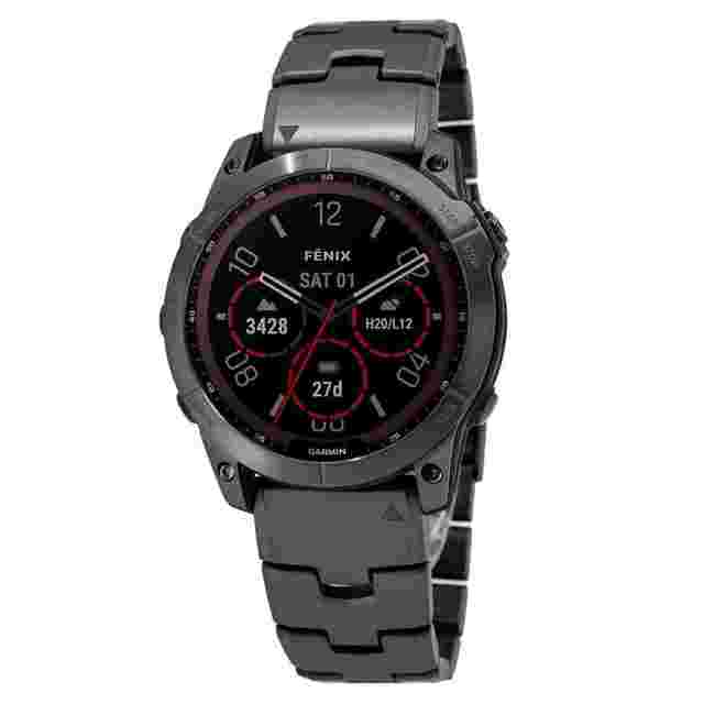 Garmin 010-02541-27 fēnix 7X – Sapphire Solar Edition Quartz Men's Watch