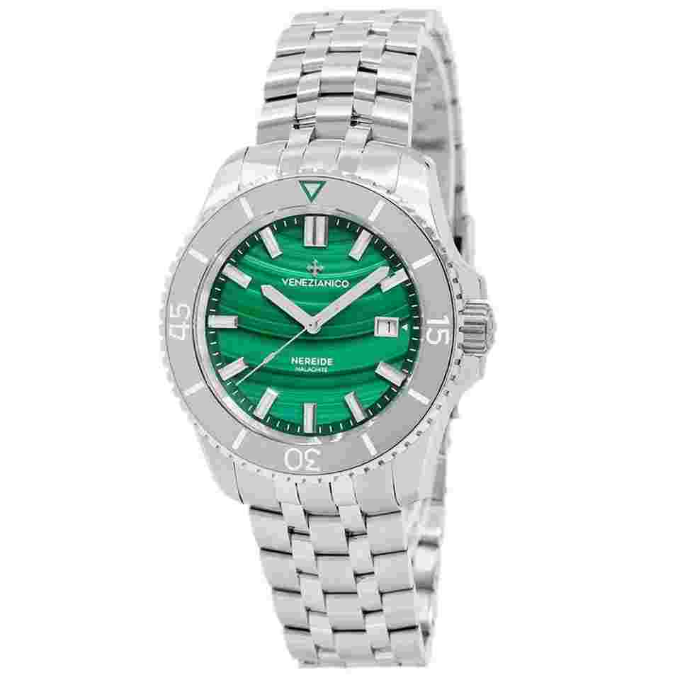 Venezianico Men's 4521544S Nereide Malachite 42mm Automatic