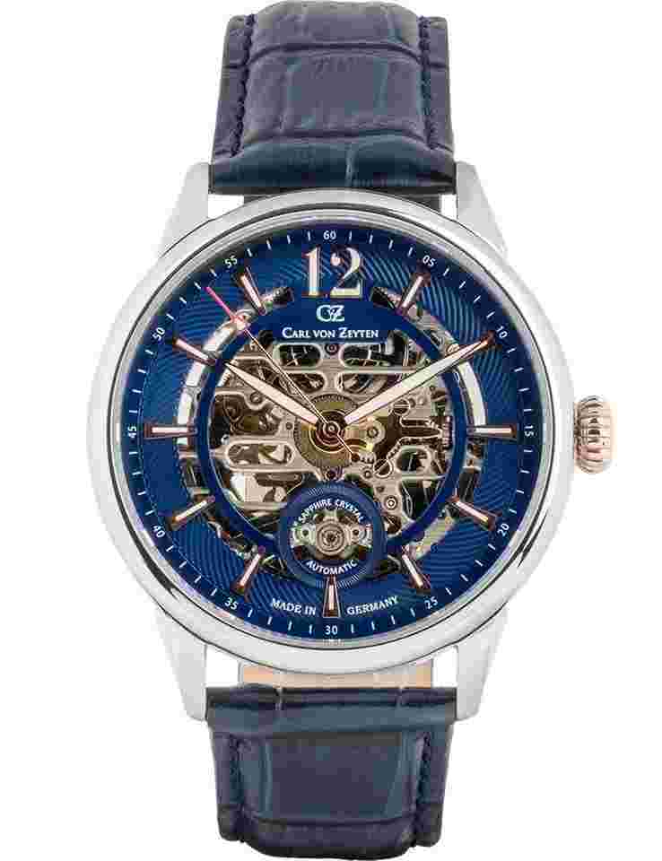 Carl von Zeyten CVZ0080BLRS Herrenuhr Schramberg Automatik Limited Edition 43mm 5ATM