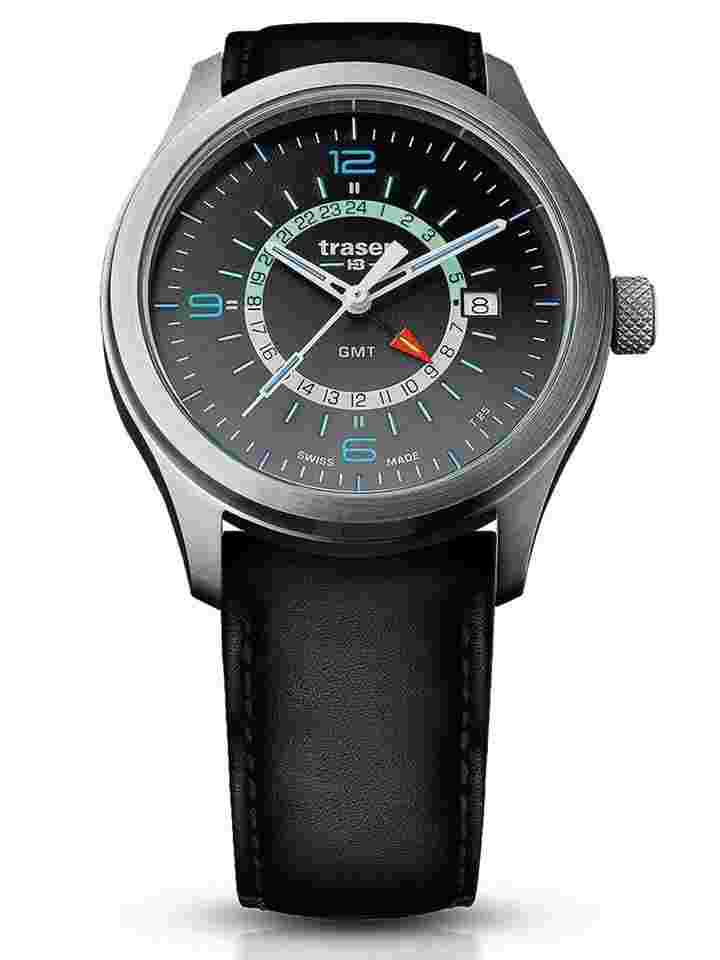 Traser H3 107231 P59 Aurora GMT Herrenuhr 42mm 10ATM