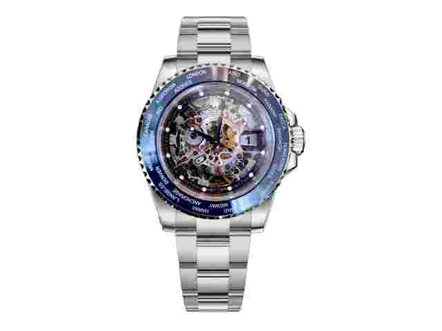 Rolex GMT-Master II "World Time Challenge" Artisans de Genéve Skeleton Dial Unworn Full Set