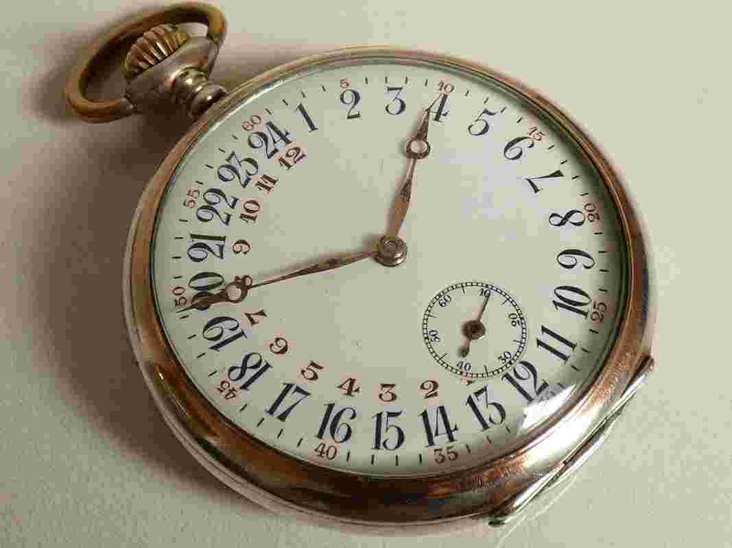 Phenix pocket watch 24h dial