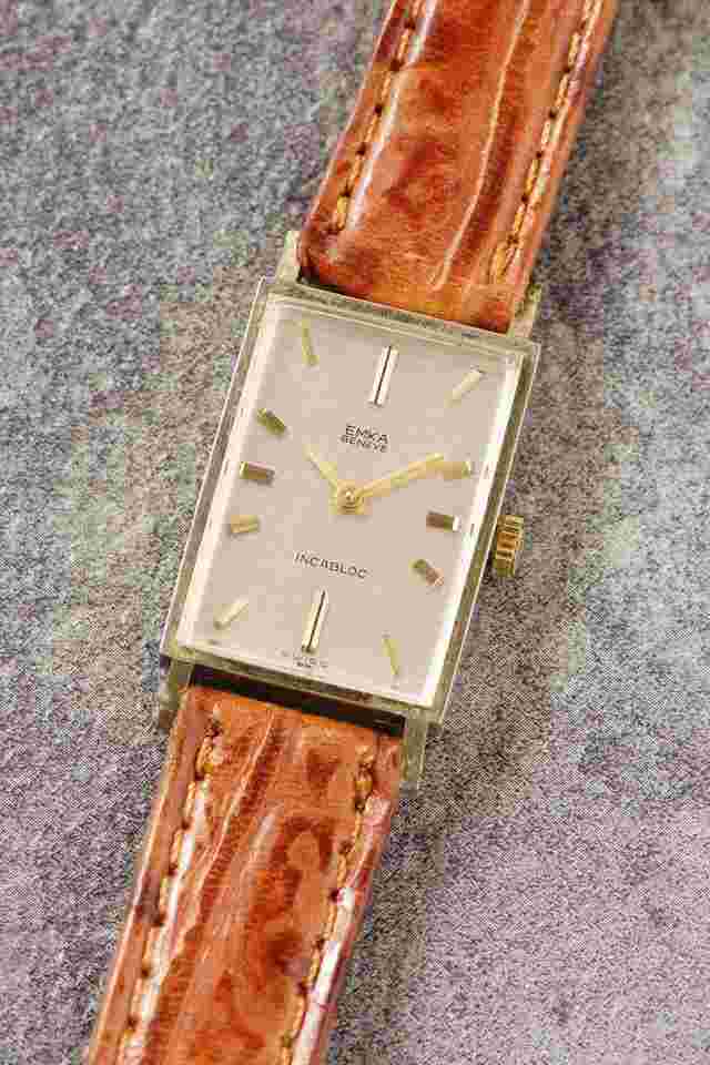 EMKA GENÈVE INCABLOC EMKA Genève 1974 | ETA 17 rubis | Incabloc | Boîte d'origine