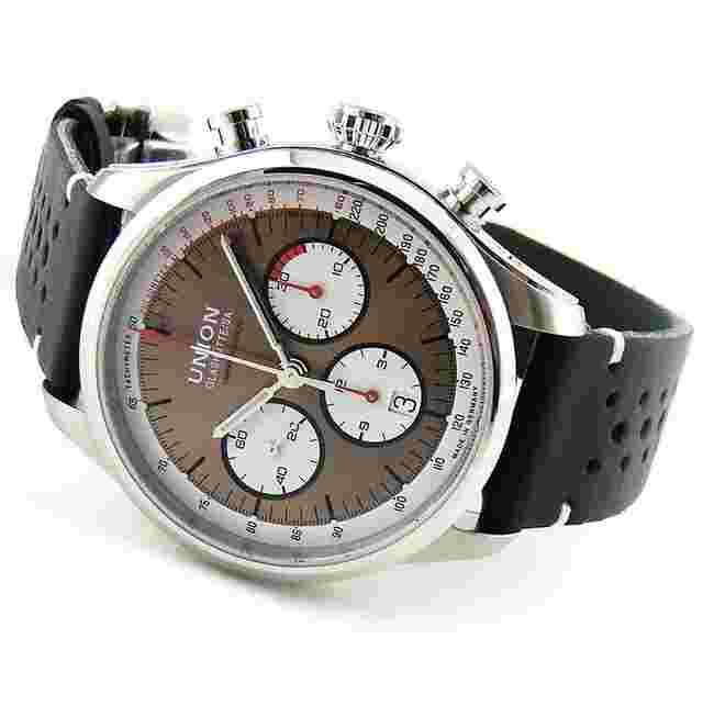 Union Glashütte Belisar Chronograph Limitierte Edition Silvretta Classic New / Complete Set / Warranty