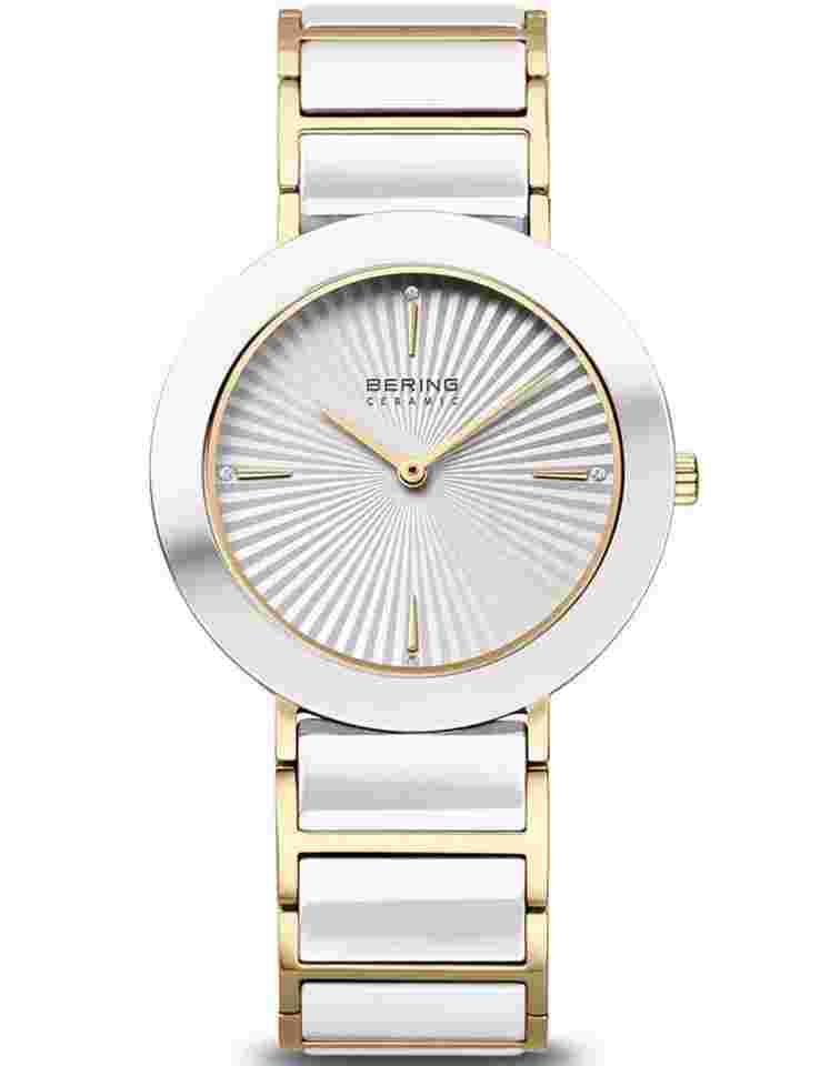 Bering 11435-758 Damenuhr Ceramic 35mm 3ATM