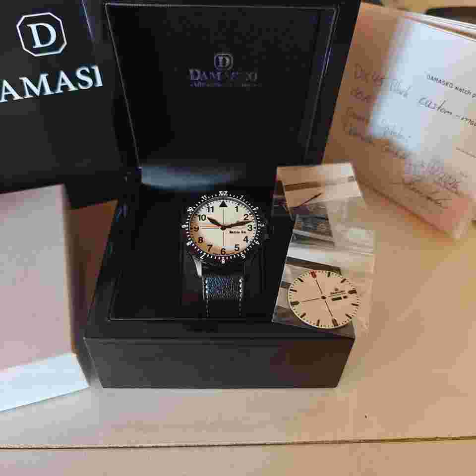 Damasko DA 47 Armband Leder 40mm Box&pap. Full Mit Zertifikat Damasko warranty - used twice