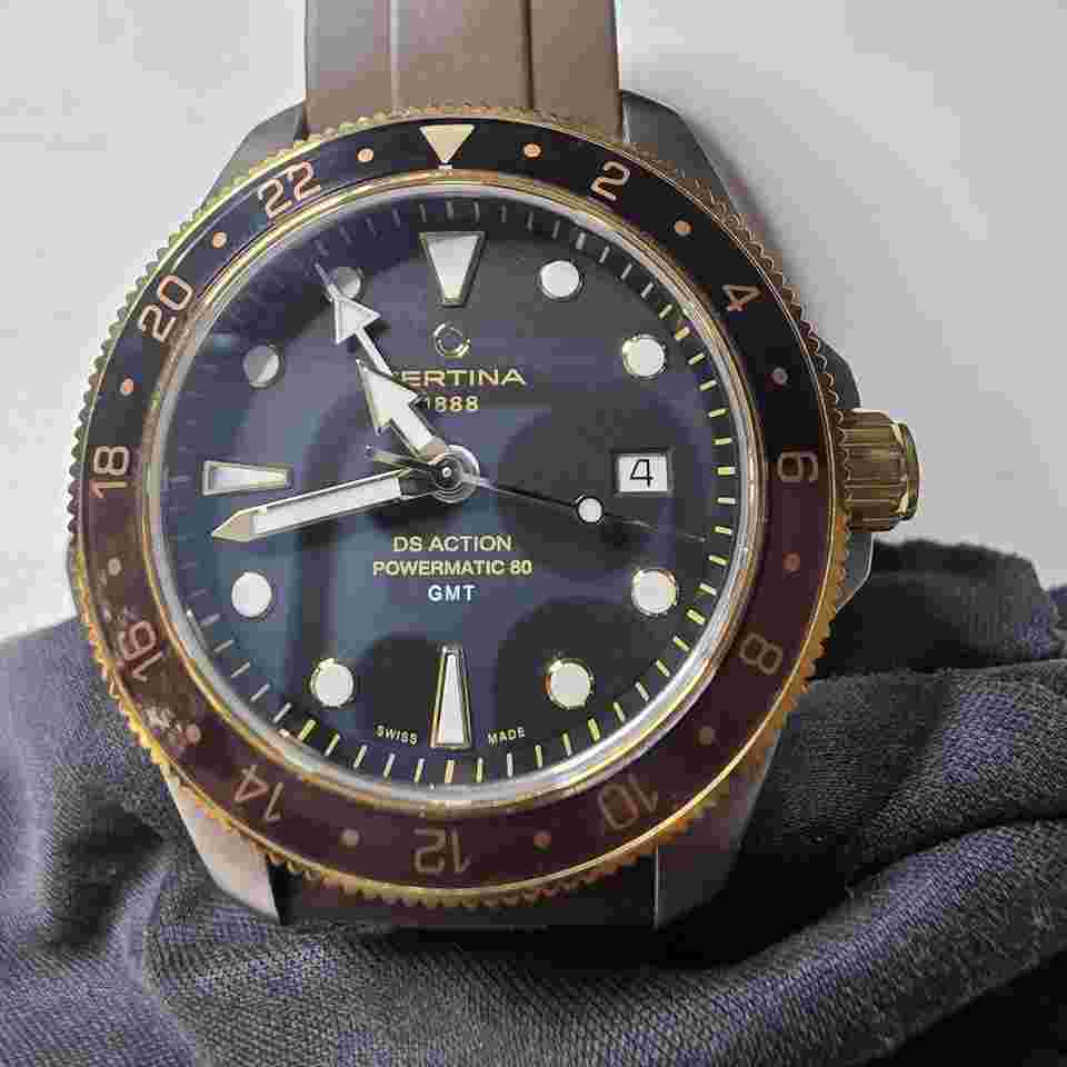 Certina DS Action POWERMATIC 80 GMT FULL SET