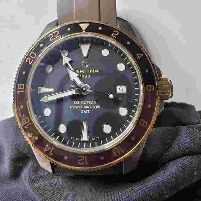 Certina DS Action POWERMATIC 80 GMT FULL SET