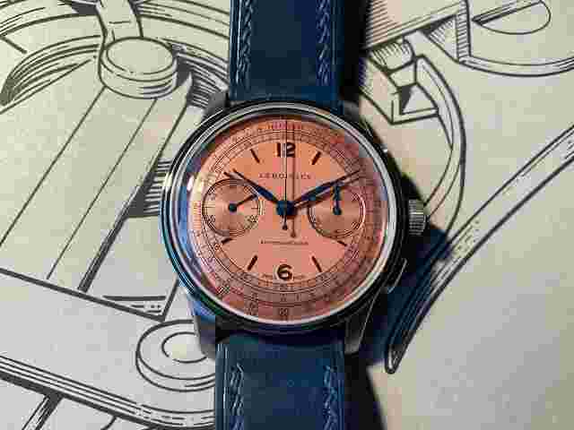 Lebois and Co Heritage Chronograph Unworn. Full set. Delivery from Eu or CH. 
